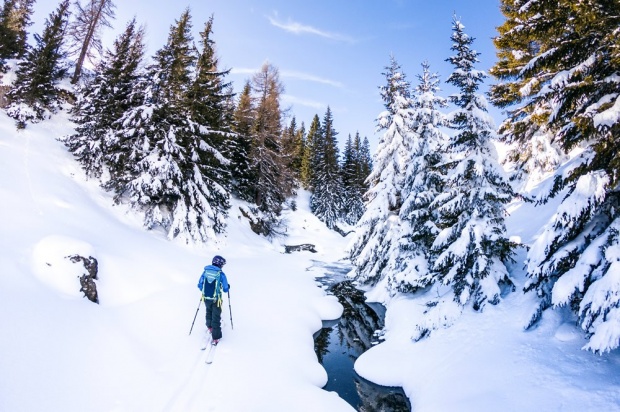 Der Natur ganz nah bei einer Skitour